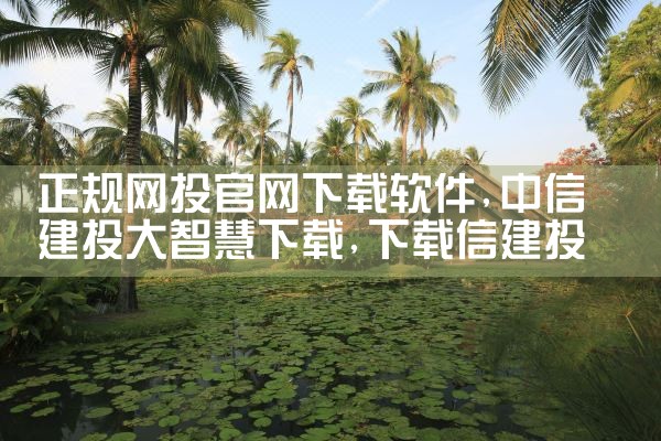 正规网投官网下载软件